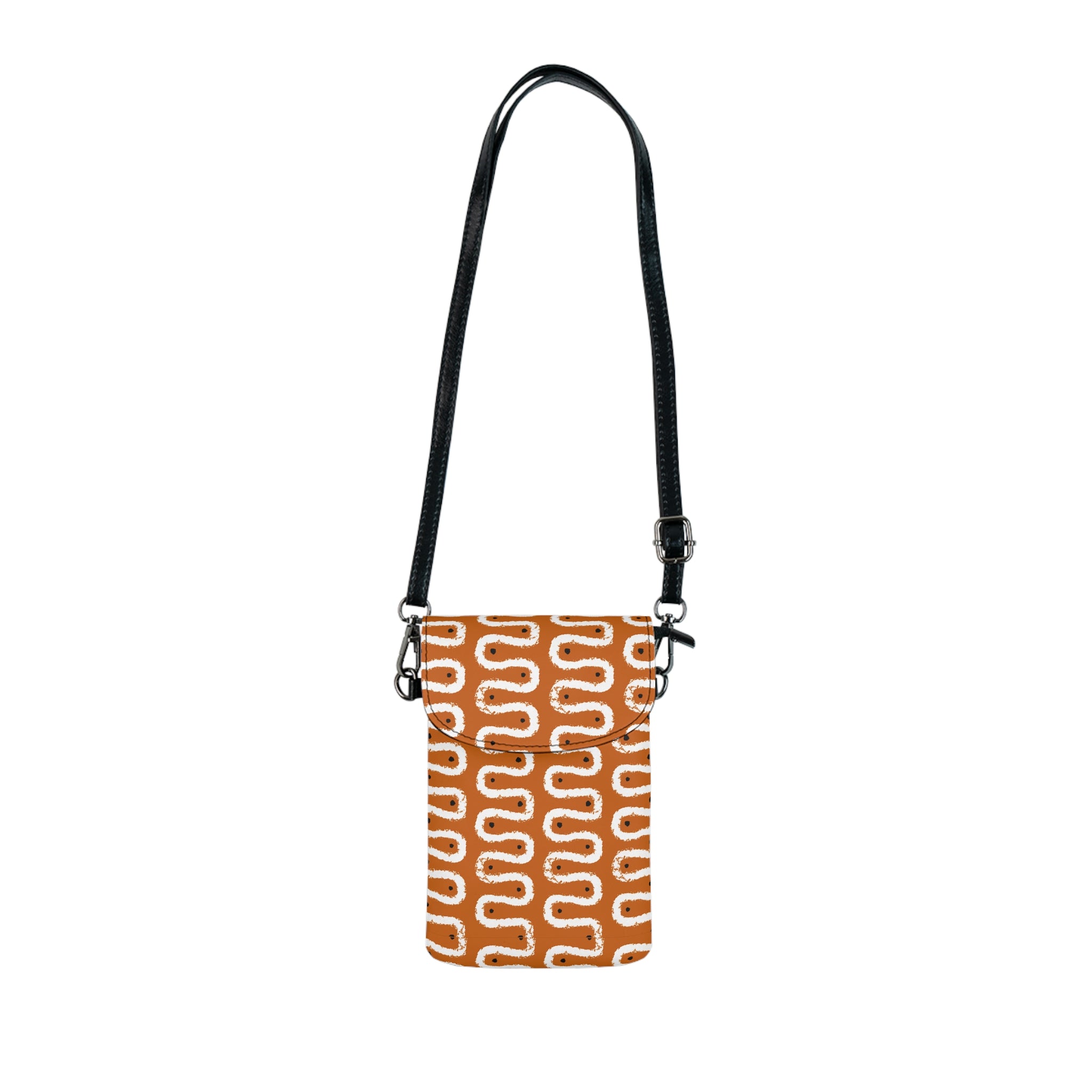 Abstract Rust Squiggle Phone Wallet