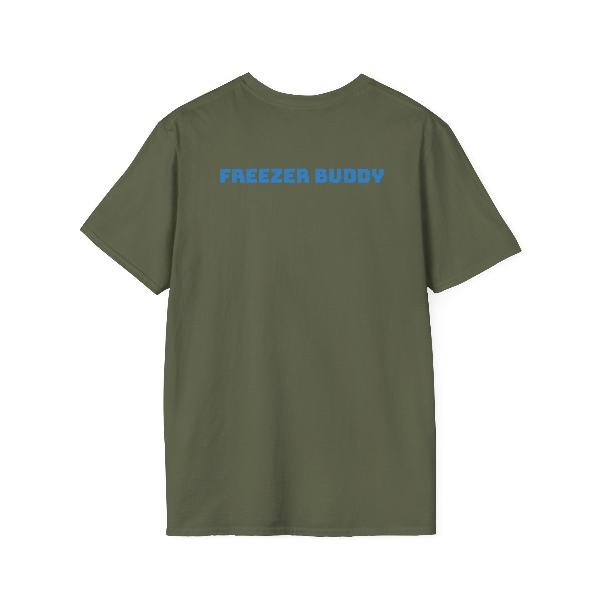Knife Hit 90s spiral graphic T-Shirt | Freezer Buddy back print