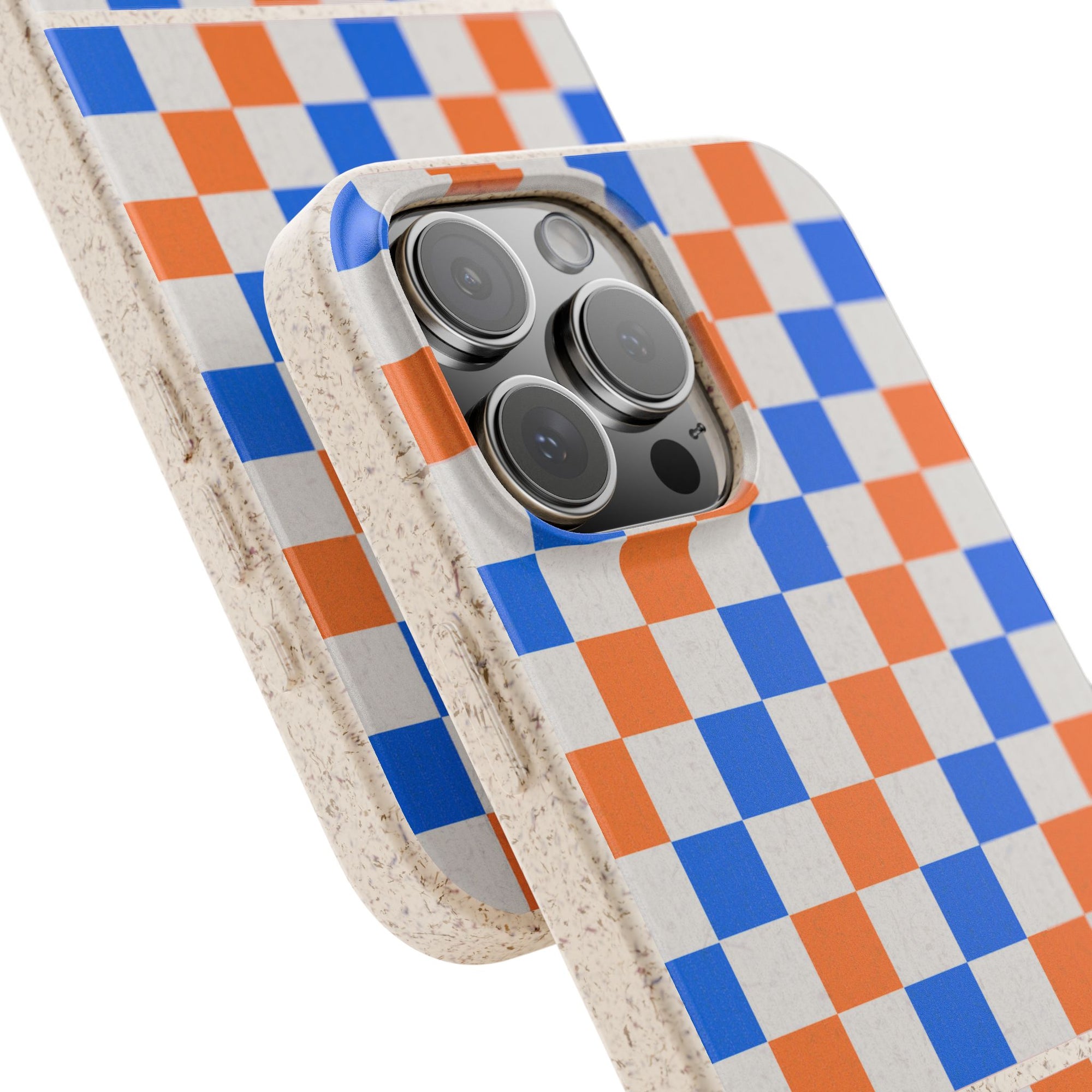 Bronco Checkerboard Phone Case, Biodegradable