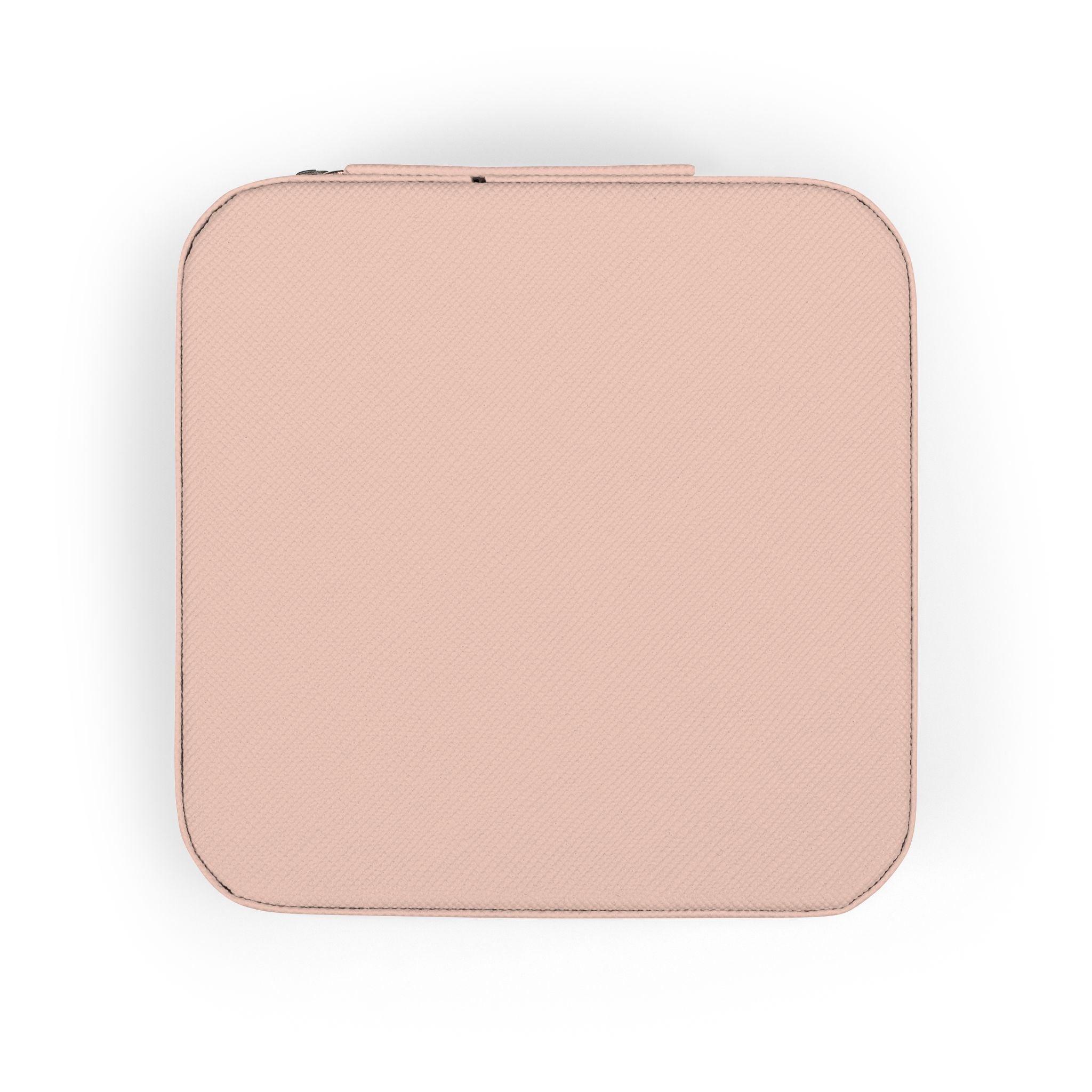 Stylist Travel Jewelry Case — Compact Pink Jewelry Organizer with Ring & Earring Compartments