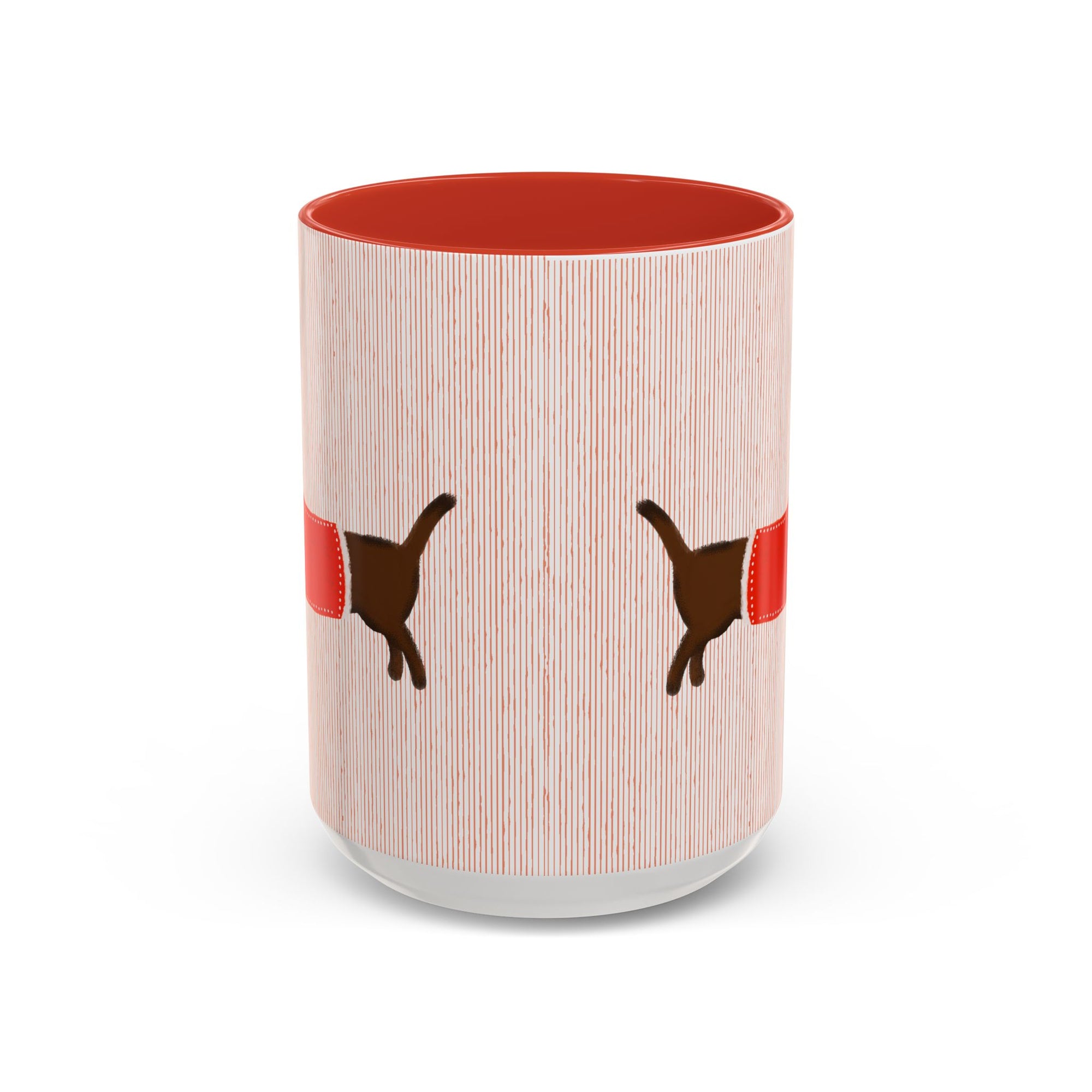 Dachshund Coffee Mug - Wiener Dog in Red Sweater Accent Mug