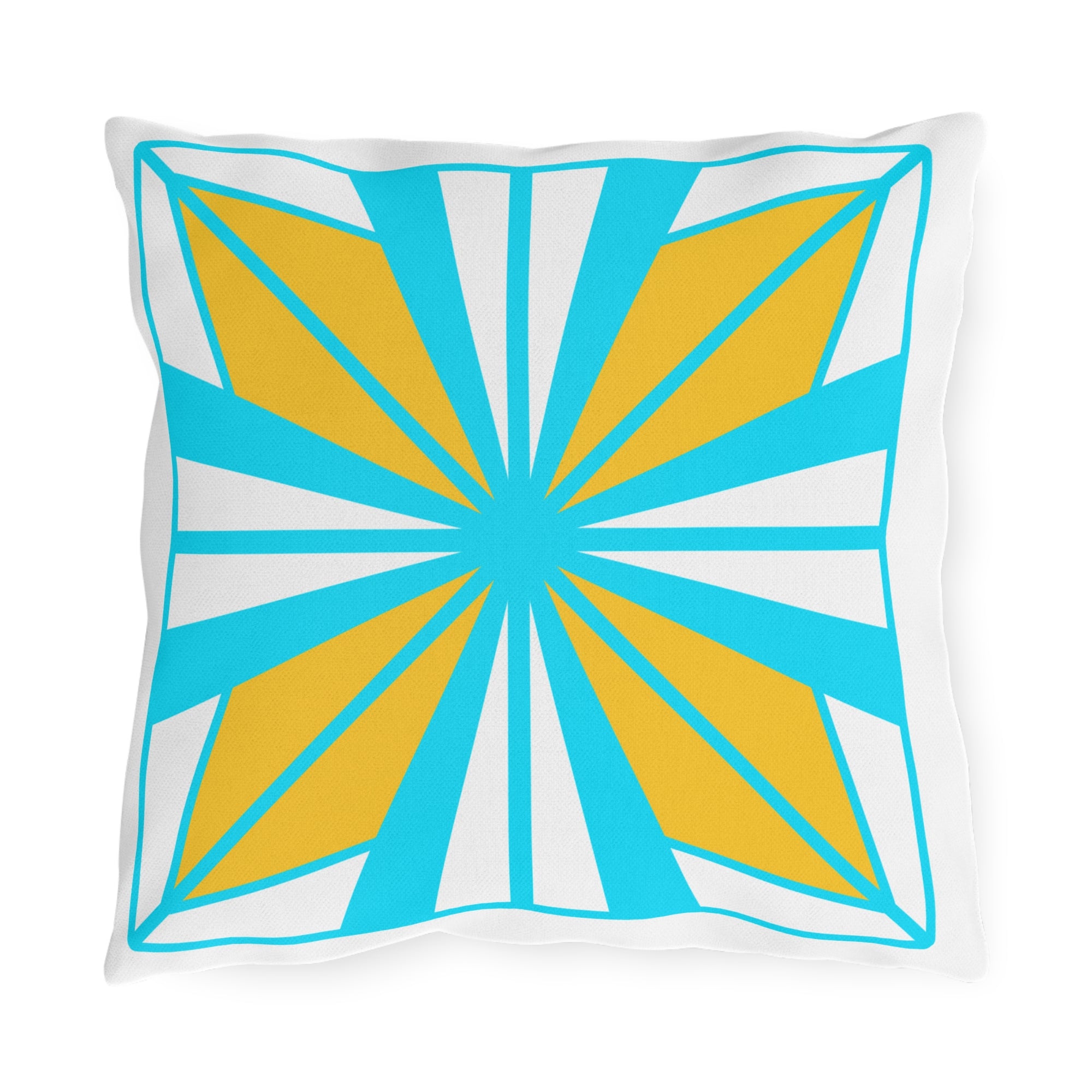 Vibrant Geometric Outdoor Pillows for Patio Decor