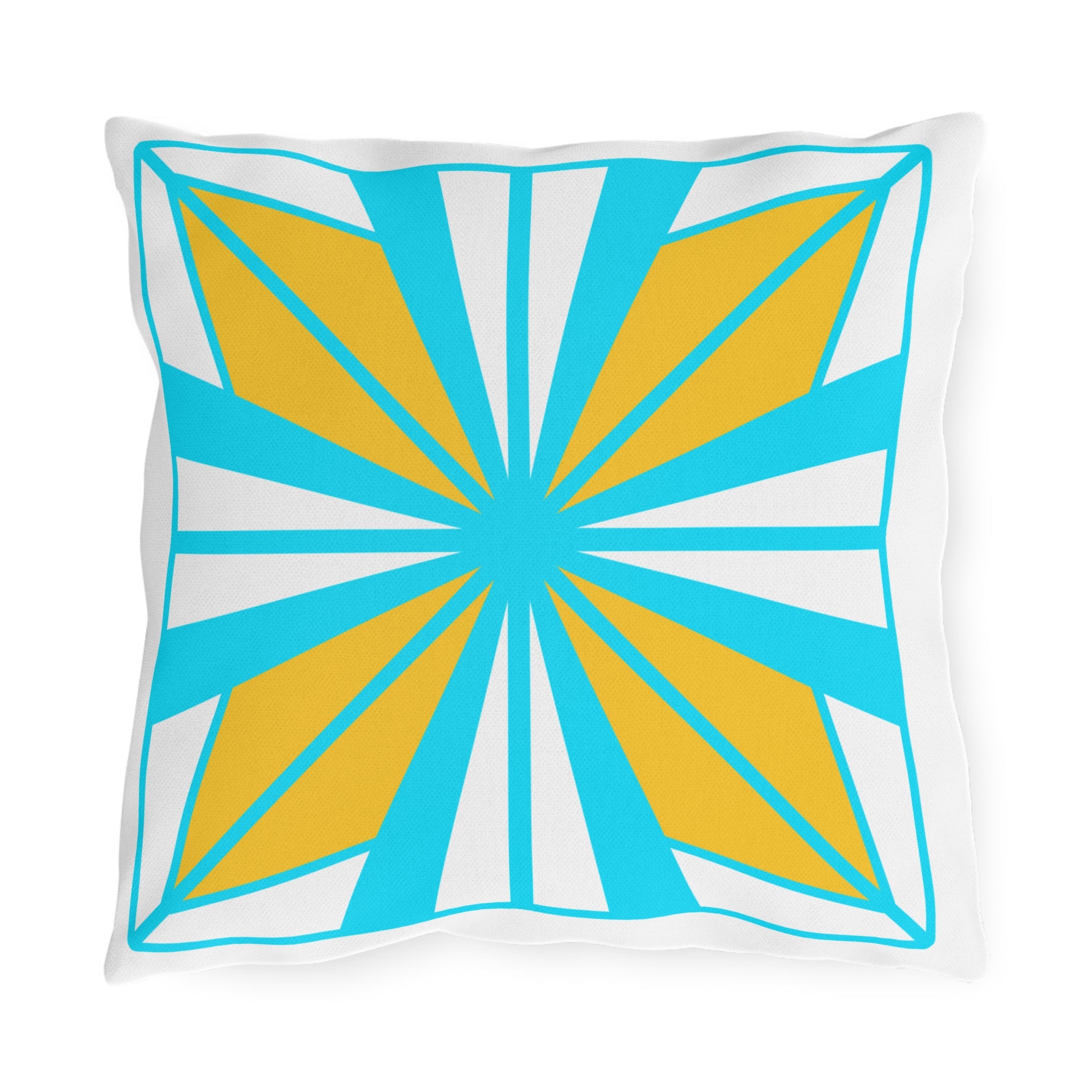 Vibrant Geometric Outdoor Pillows for Patio Decor