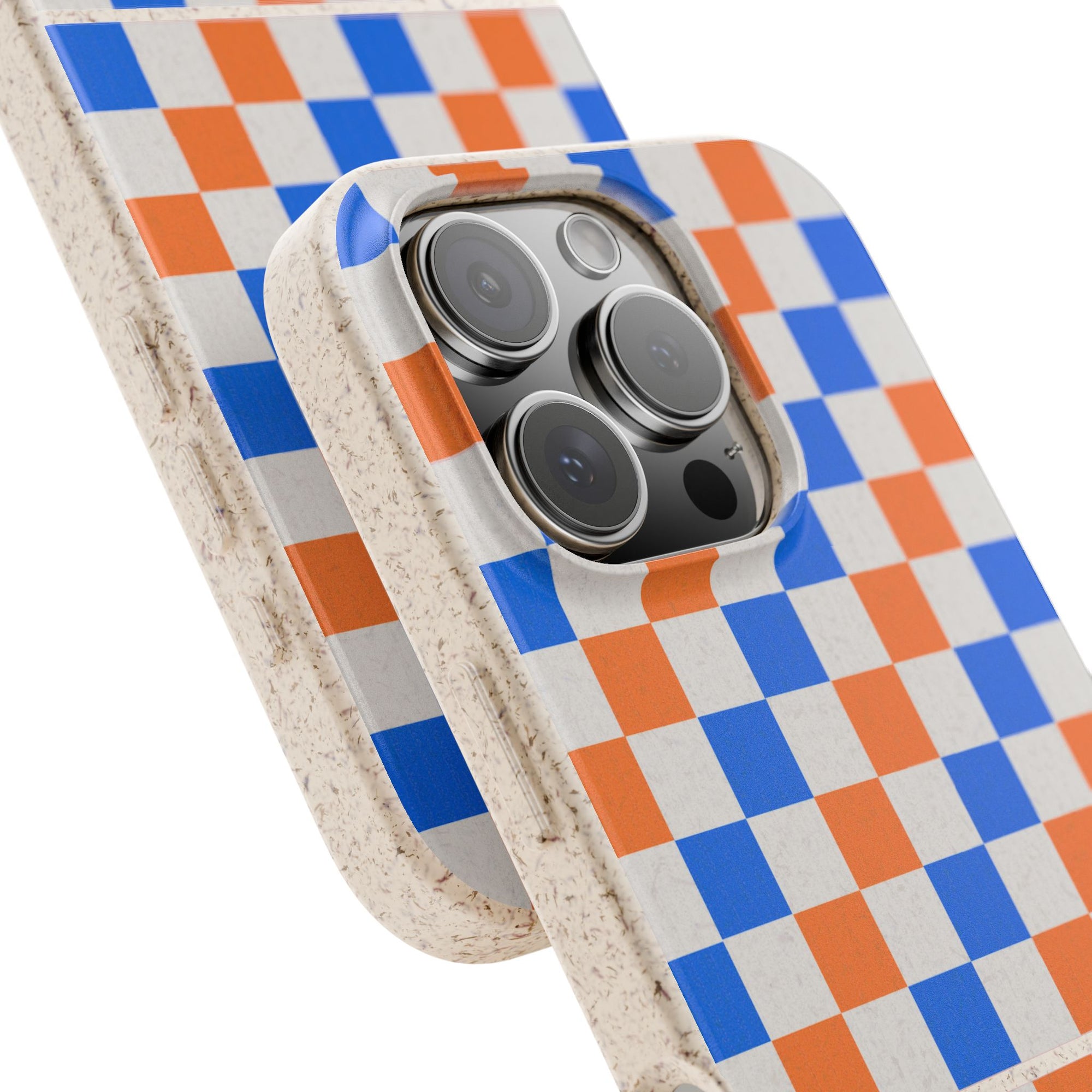 Bronco Checkerboard Phone Case, Biodegradable