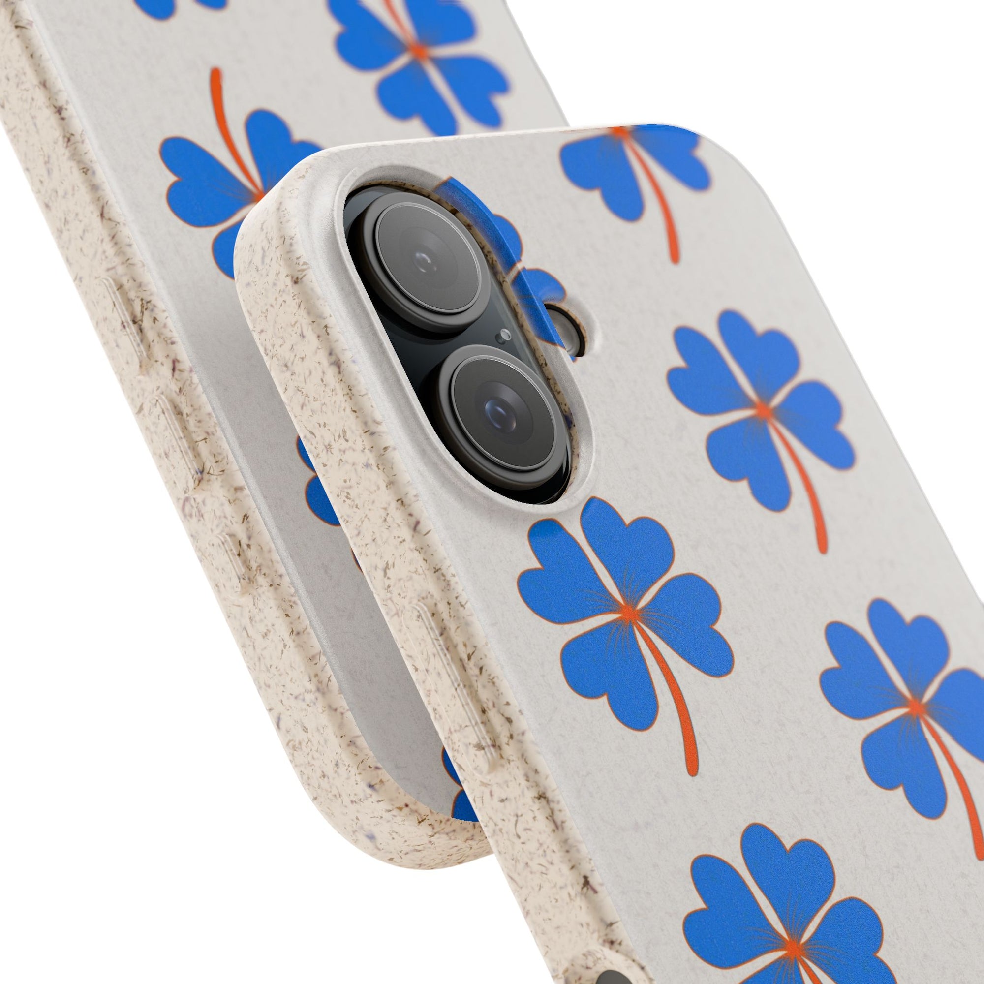 Blue Clover Design Phone Case