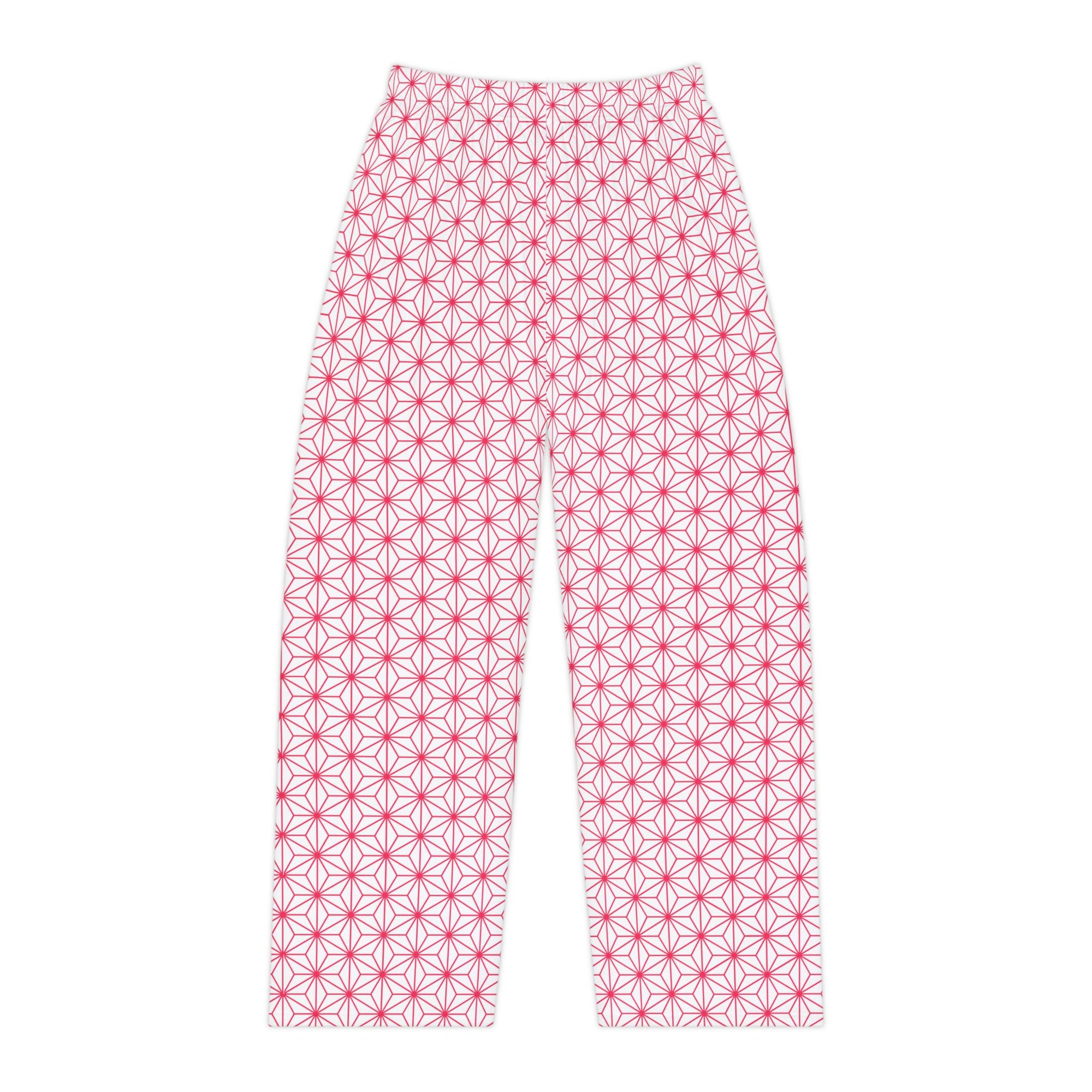 Floral Pink Starburst Pajama Pants