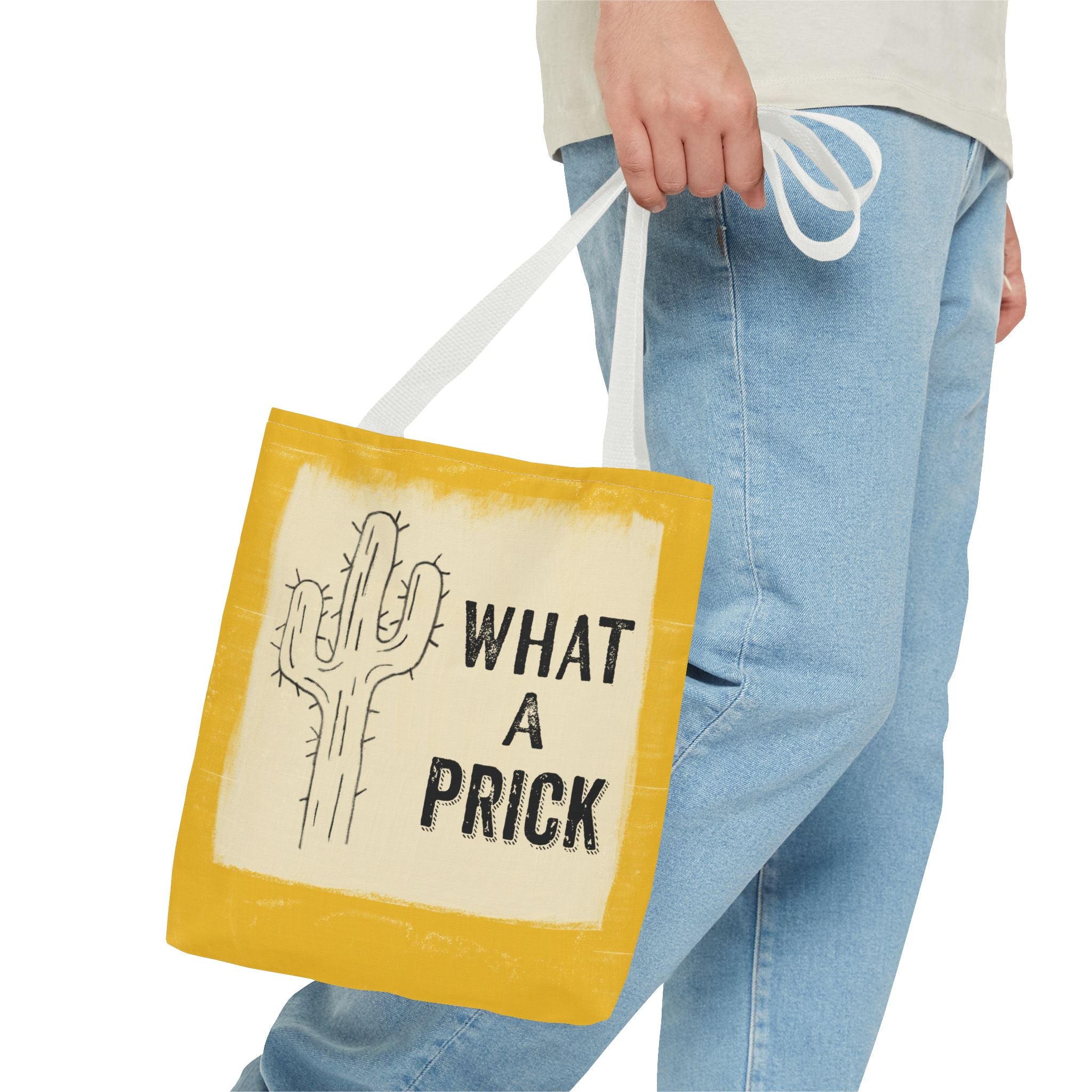 What A Prick Tote Bag-Cactus Edition