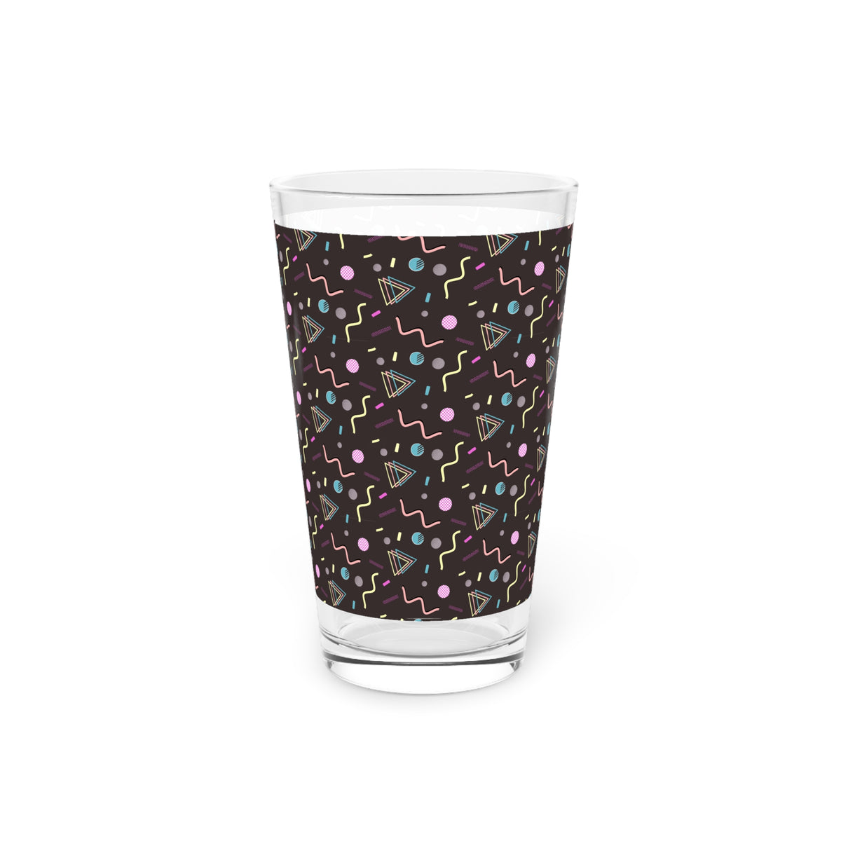 Retro 90s Memphis Pint Glass