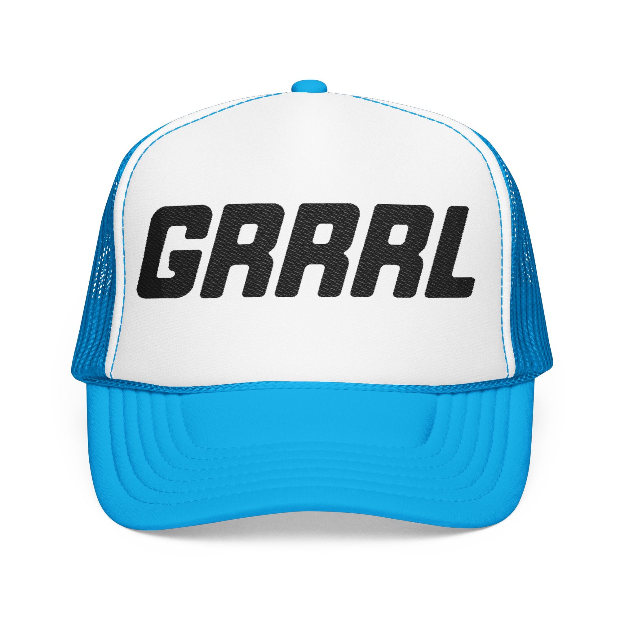 Grrrl Embroidered Trucker Hat – Bold Feminist Foam Cap