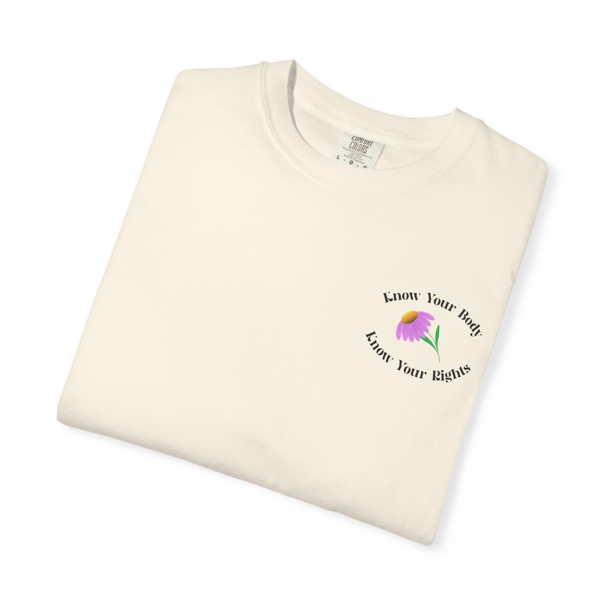 Abortion Saves Lives Floral T‑Shirt, Know Your Body Know Your RIghts