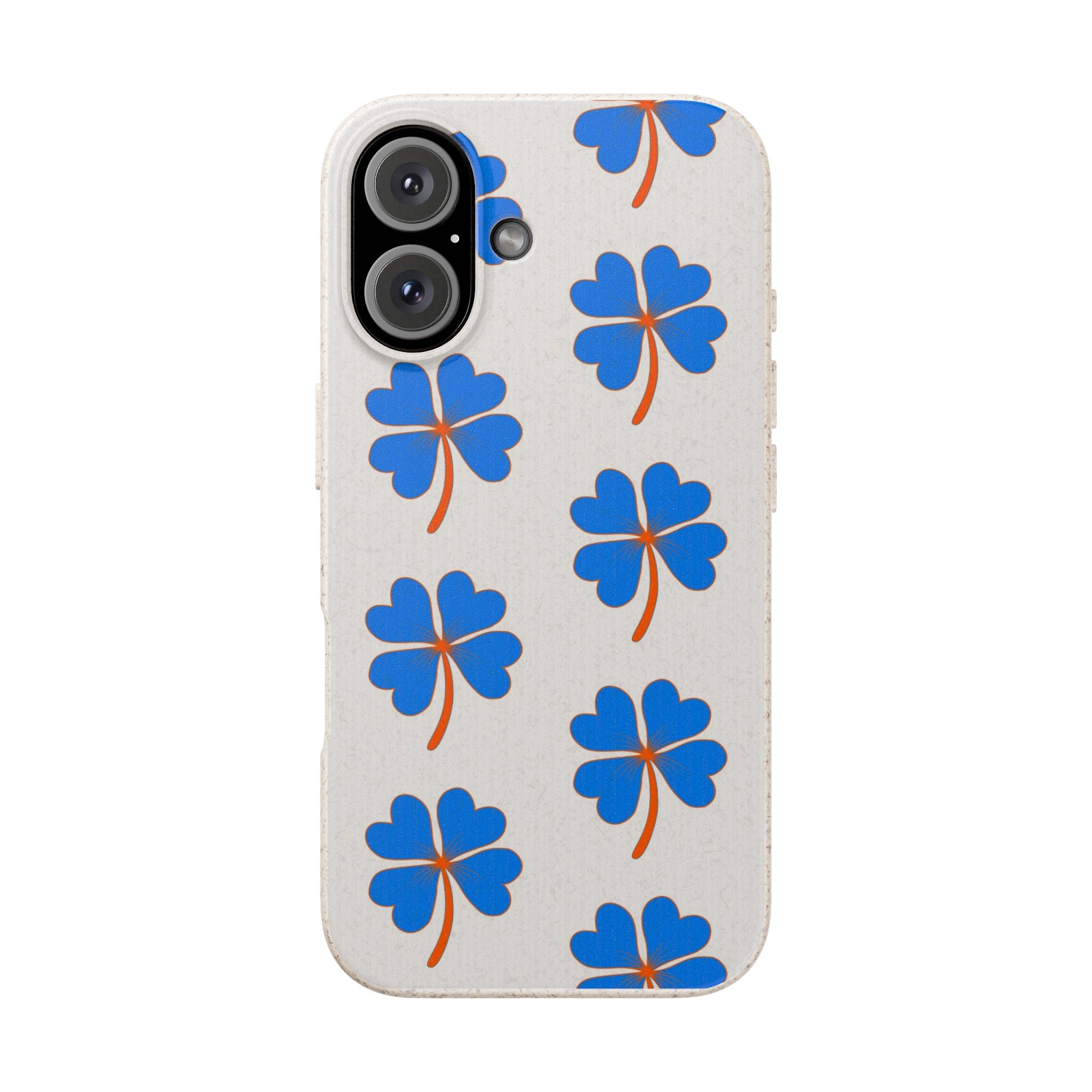 Blue Clover Design Phone Case