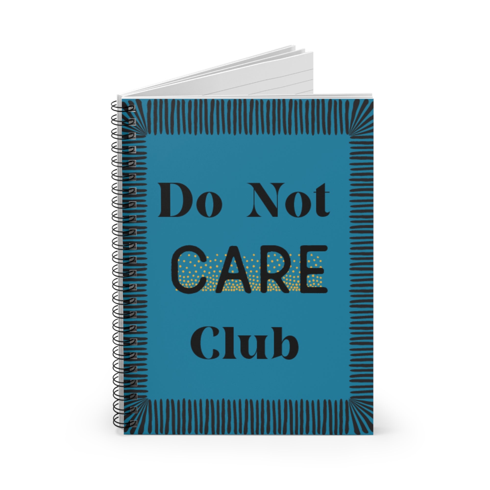 Do Not CARE Club Spiral Notebook