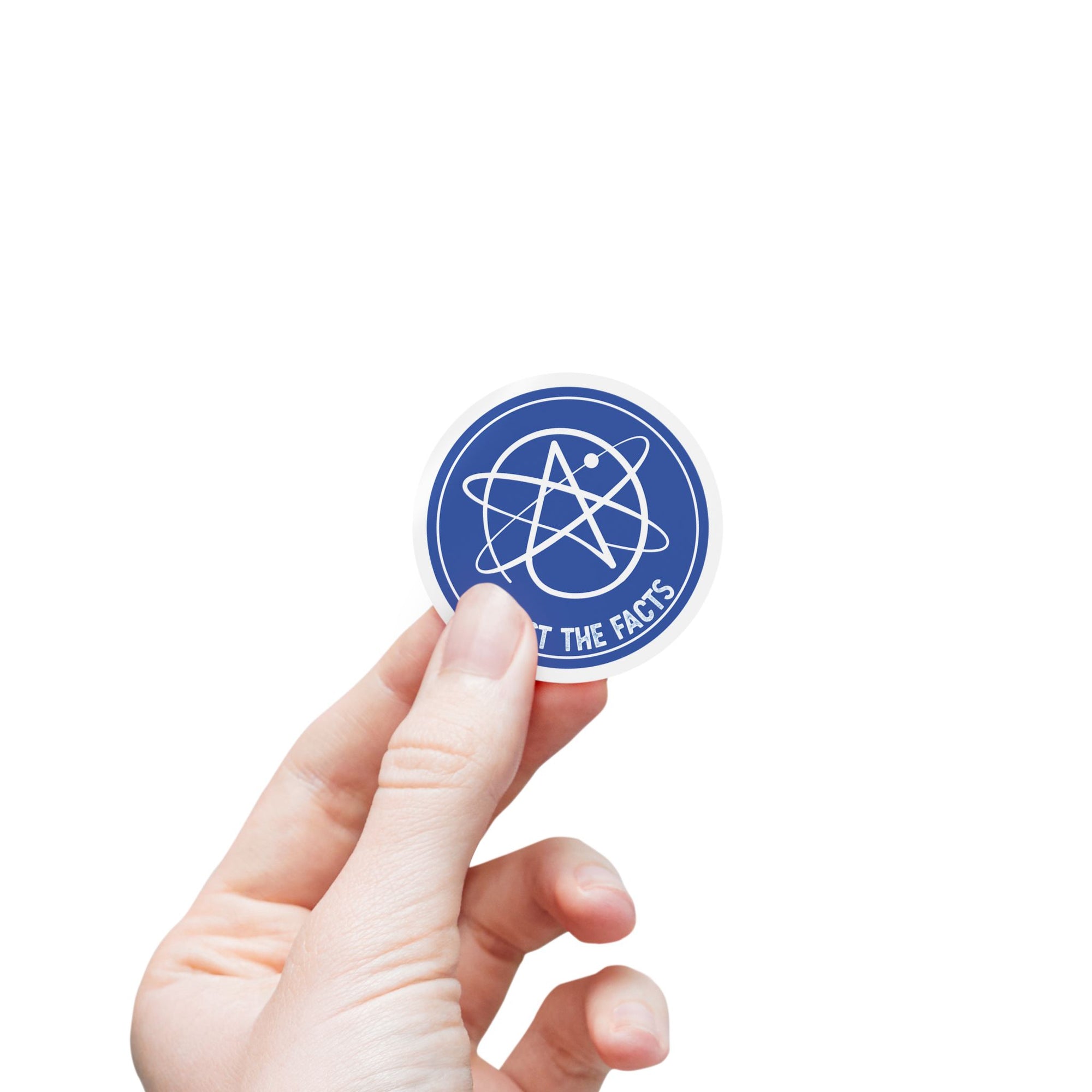 Science Atom 'Just the Facts' Round Sticker Roll