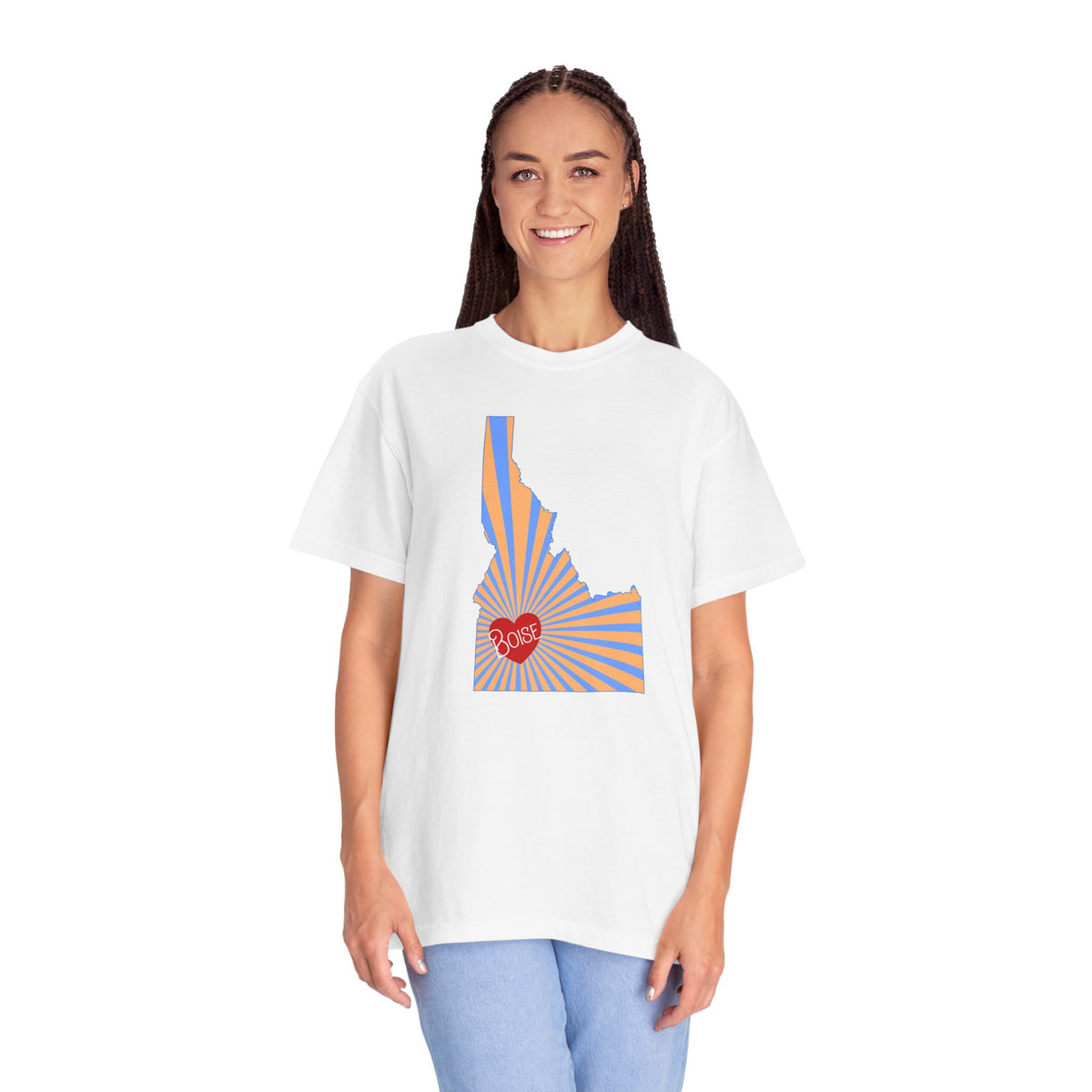 Idaho Circus Boise Heart T-Shirt — Bronco Circus Tee