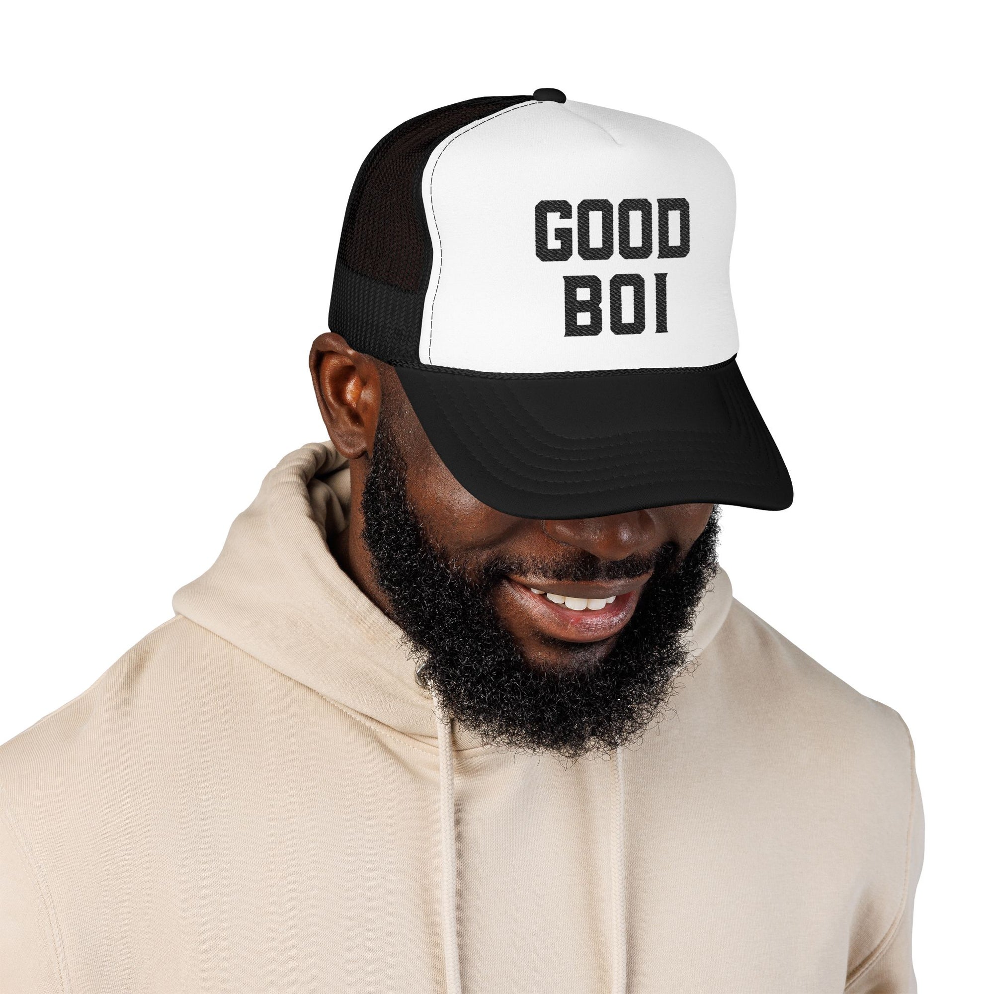 Good Boi Embroidered Trucker Hat, Boise Lover Hat
