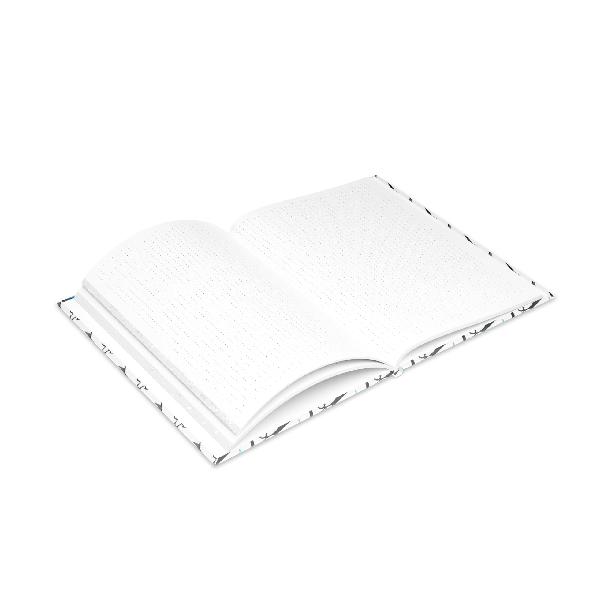 Stylist's Tools Hardcover Notebook | Scissors Brush Comb Pattern Journal