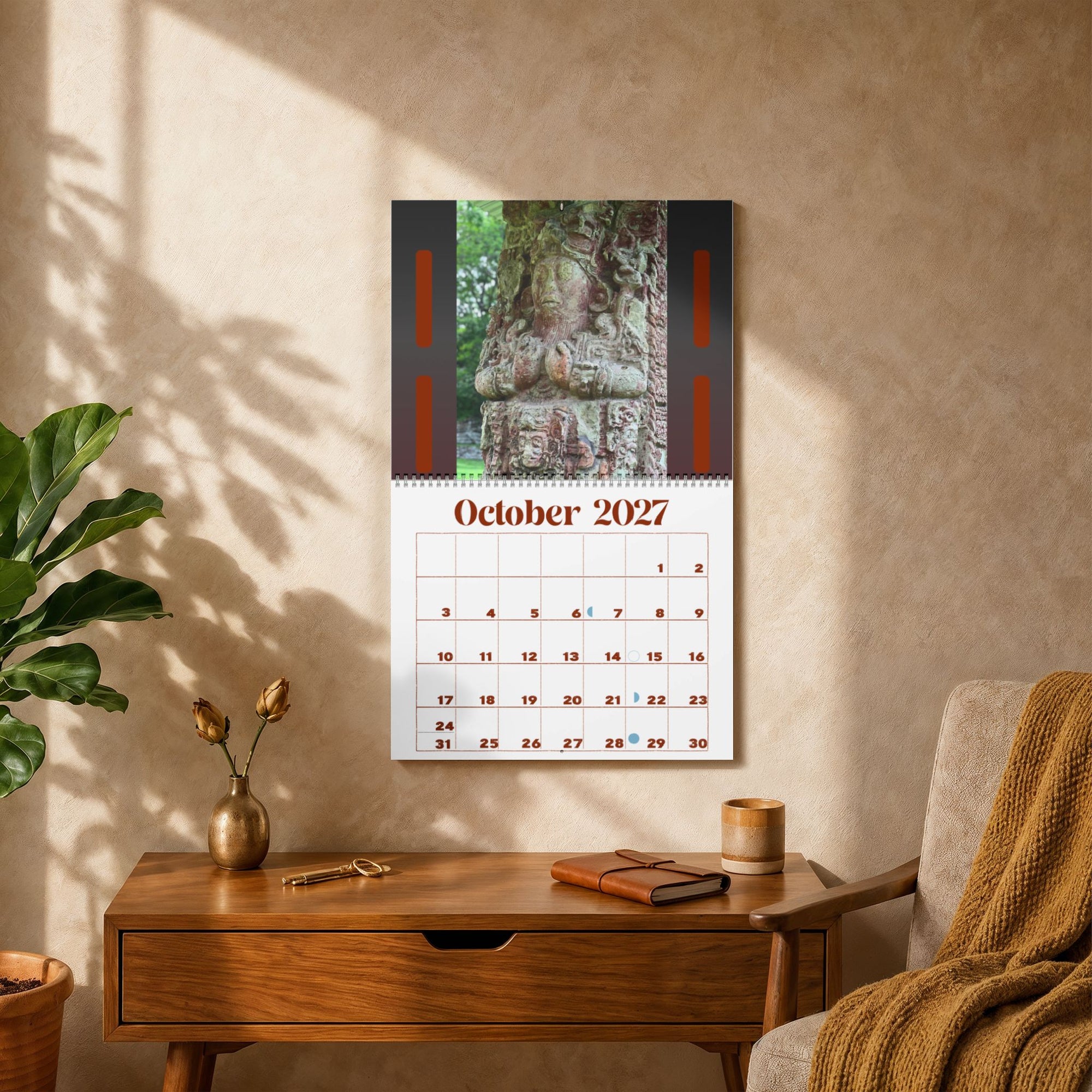 Mayan Ruins 2027 Wall Calendar