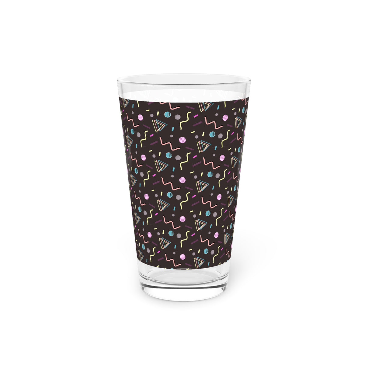 Retro 90s Memphis Pint Glass