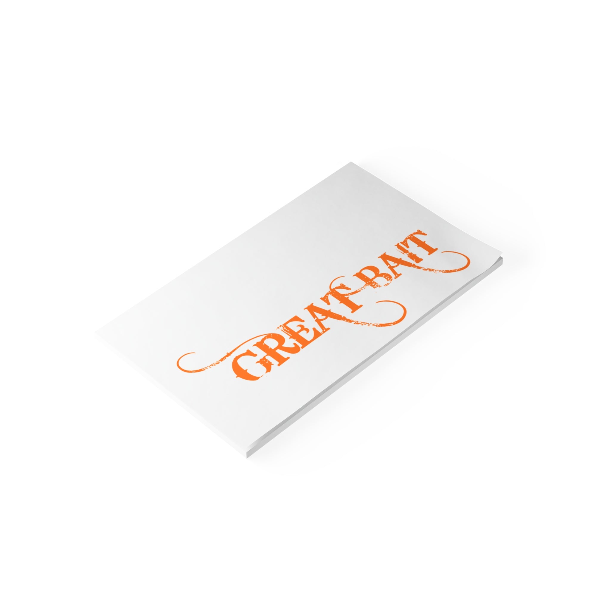 Great Bait Post-it Note Pads, Sticky Notes (Orange Script)