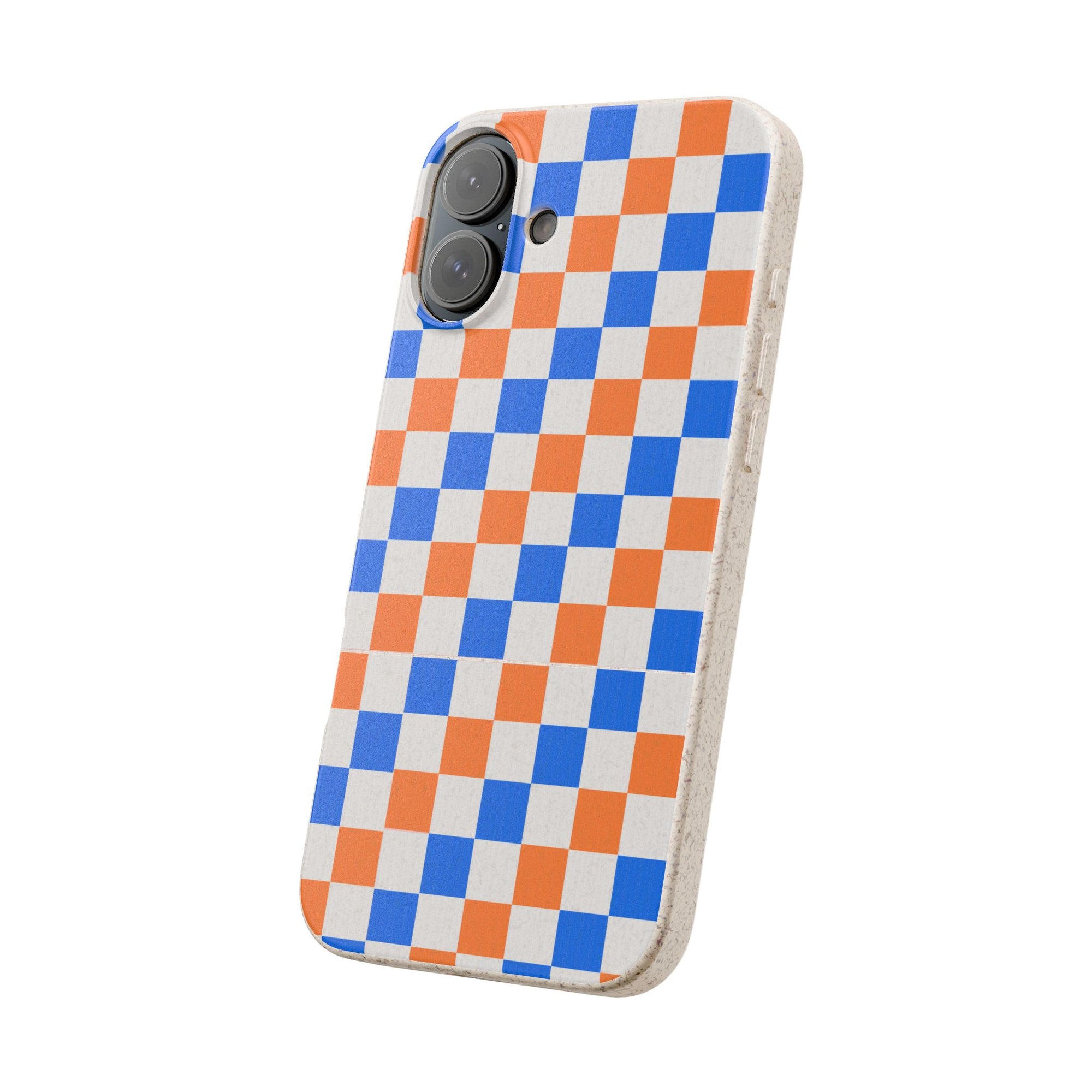 Bronco Checkerboard Phone Case, Biodegradable