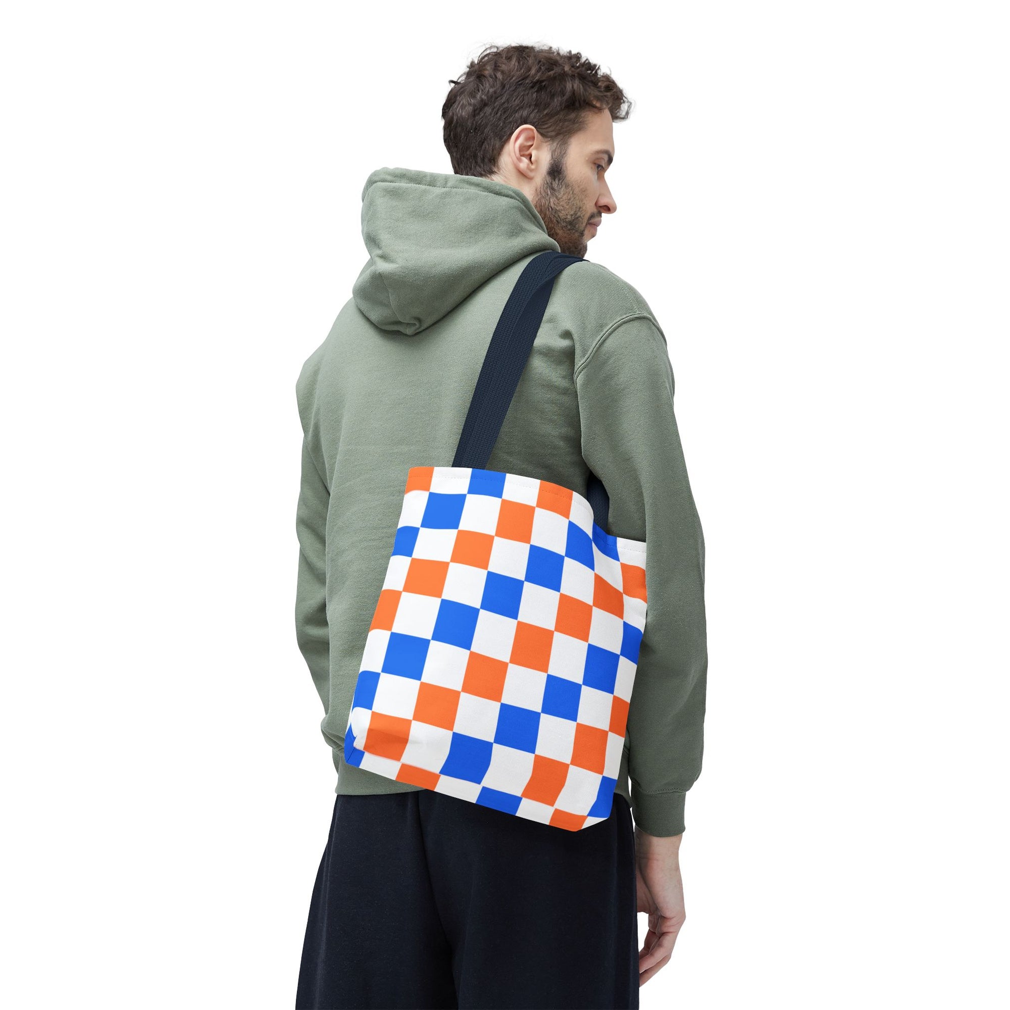 Broncos Checkerboard Tote Bag