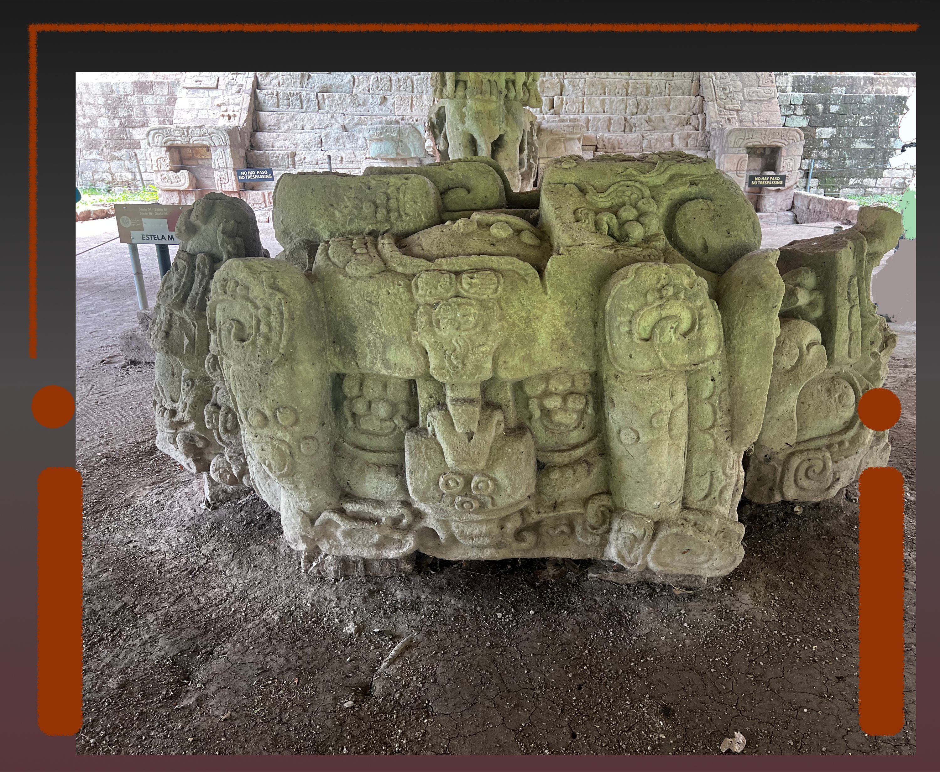 Mayan Ruins Wall Calendar 2027 — Copan Historical Ruins Photography Calendar