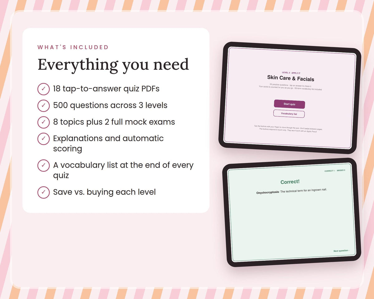 What's included in the study bundle